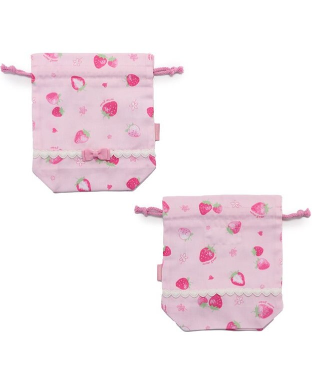 Mother garden マザーガーデン 野いちご コップ巾着 《スケッチ柄》 スケッチ柄