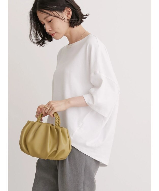 AMERICAN HOLIC ＵＶカット　コクーン半袖カットプルオーバー Off White