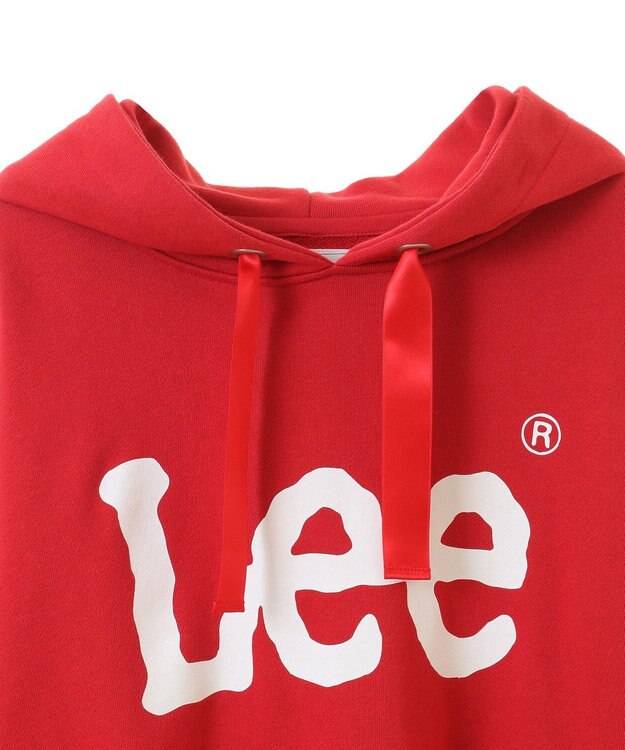 earth music&ecology Ｌｅｅ×ｅ．ｍ．ａ．ｅショート丈パーカー Red