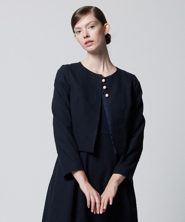 TOCCA 【消臭＆洗える】FIORE ジャケット ネイビー系