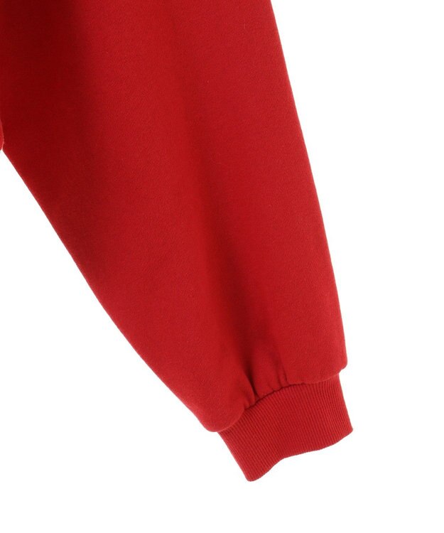 earth music&ecology Ｌｅｅ×ｅ．ｍ．ａ．ｅショート丈パーカー Red