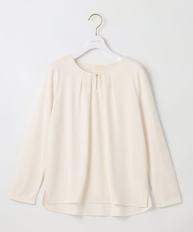 ANY SIS 【吸水速乾】コンフォートジャージータック カットソー アイボリー