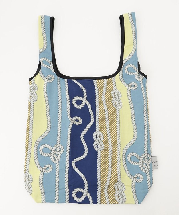 GRACE CONTINENTAL Fabricマルシェbag2 ブルー