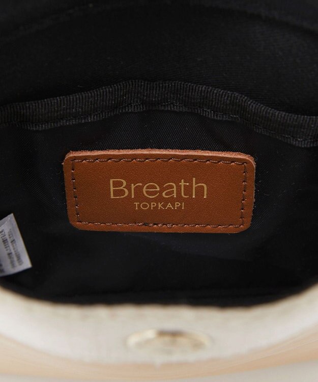 TOPKAPI 【Breath TOPKAPI】RIPPLE リプル スリム サコッシュ スマホショルダー ライトベージュ