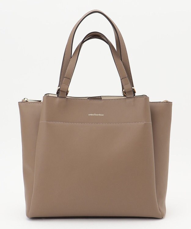 united bamboo 2WAYハンドルトート キャメル系