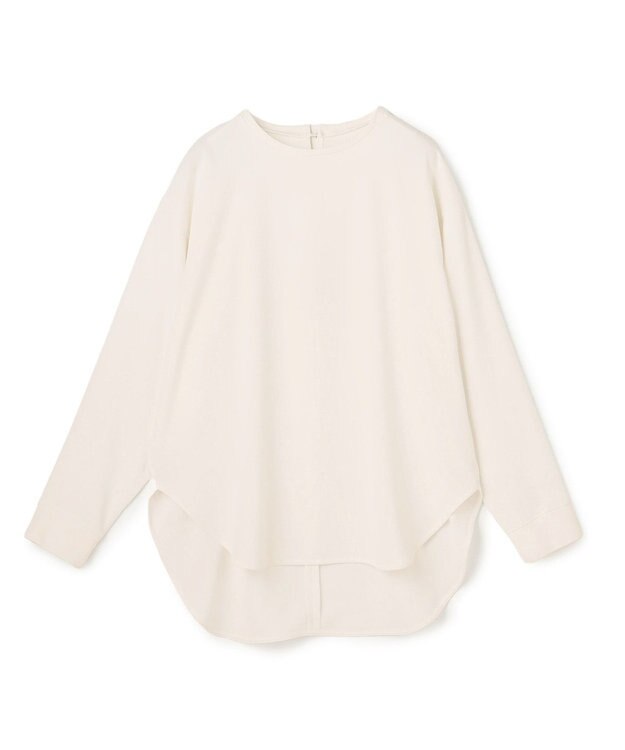 UNFILO ジョーゼット ラウンドテール プルオーバー グレージュ