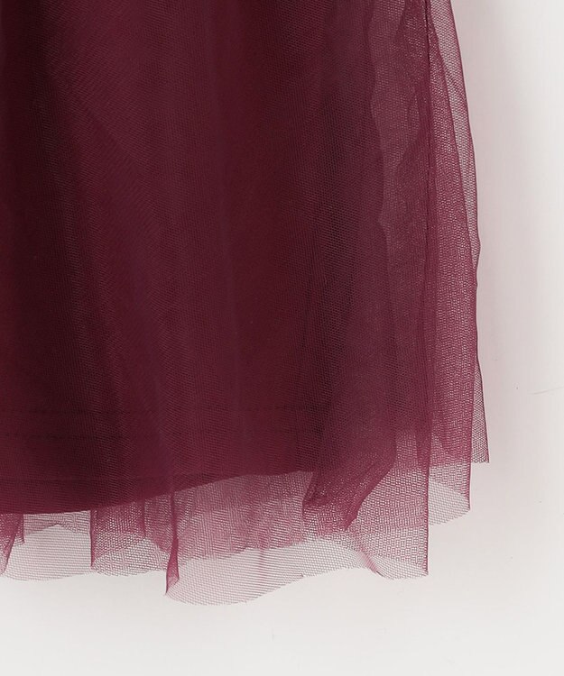 ANY SIS 【2SET】チュールインナー ツイン ボルドー