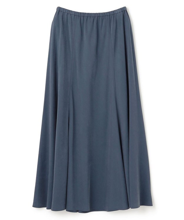 UNFILO L フィブリル ロングスカート ディープブルー