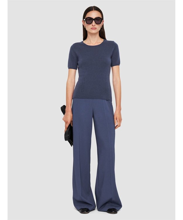 JOSEPH 【洗える】ライトピュアカシミヤ　ニットTシャツ Harbour