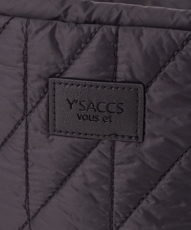 Y'SACCS 【Y’SACCS vous et】キルティングボックストート　Sサイズ ブラック