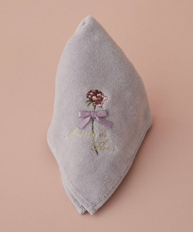 ローズ刺繍タオルハンカチ / Maison de FLEUR | ファッション通販
