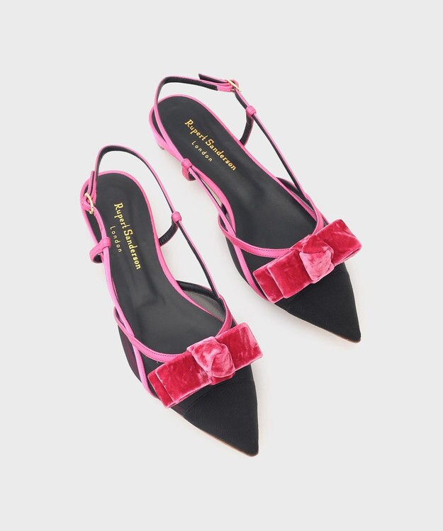 GRACE CONTINENTAL Rupert Sanderson メッシュサンダル ピンク