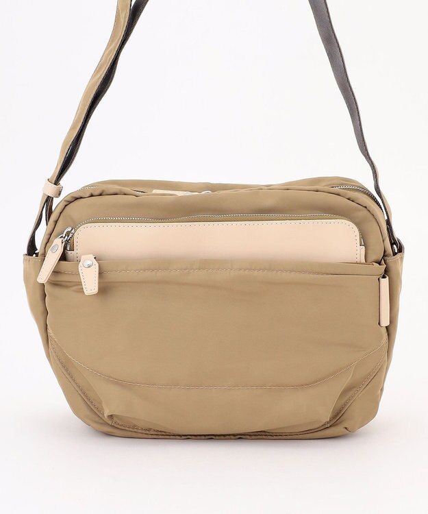 Y'SACCS ポリエステルツイル ショルダーバッグ ベージュ