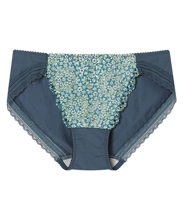 une nana cool レースショーツ MADE WITH LIBERTY FABRIC ブルーグリーン