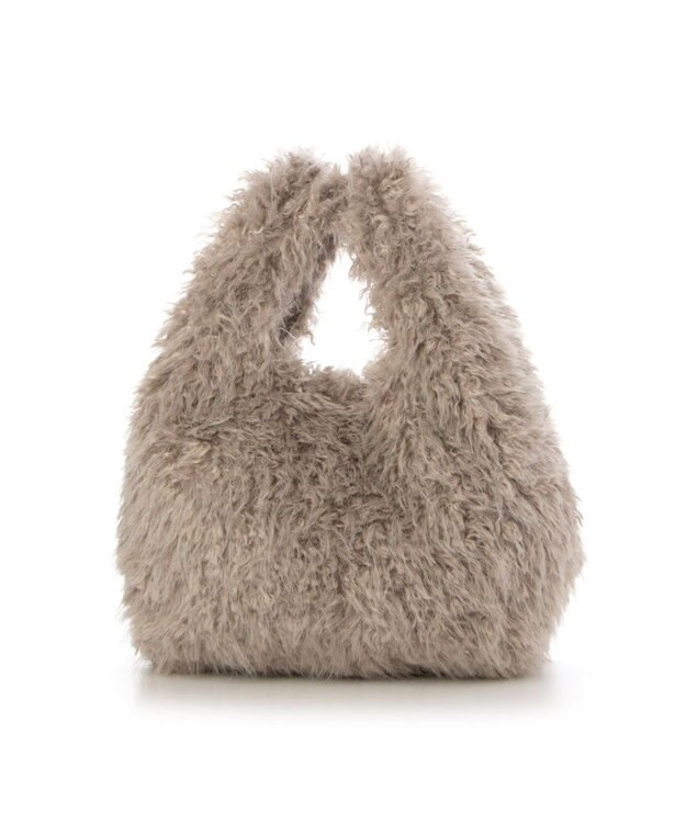 UNBILLION カシュカシュ cachecache / シャギーエコファーショッパーバッグ GY