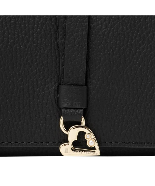 LANVIN en Bleu カルノ かぶせ長財布 ブラック