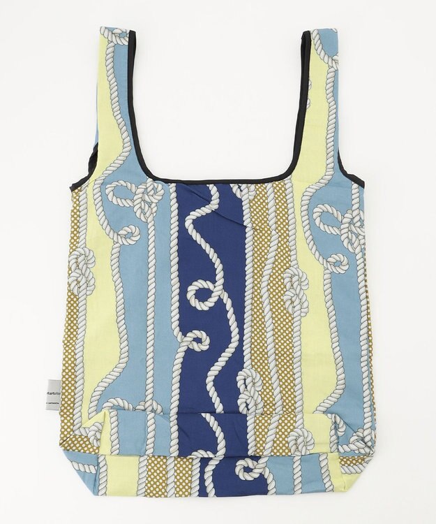 GRACE CONTINENTAL Fabricマルシェbag2 ブルー