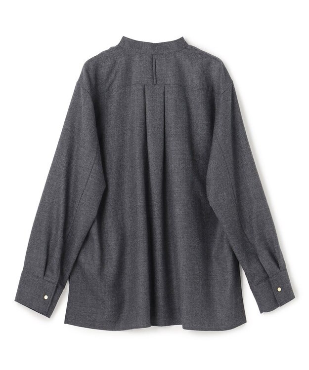 BEIGE， 【VERY NaVY12月号掲載】TERNES / ビックポケットプルオーバーウールブラウス Md.Gray