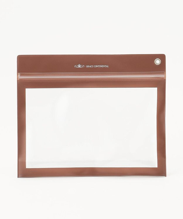 GRACE CONTINENTAL Fabricマルシェbag2 ブルー