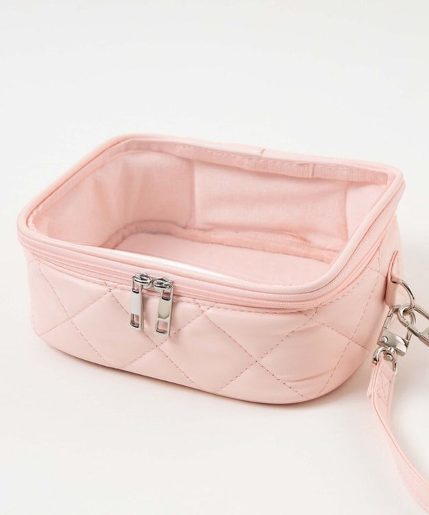 WEGO 【痛バ＆推し活グッズ】パールキルティング2WAYぬいポーチ ライトピンク