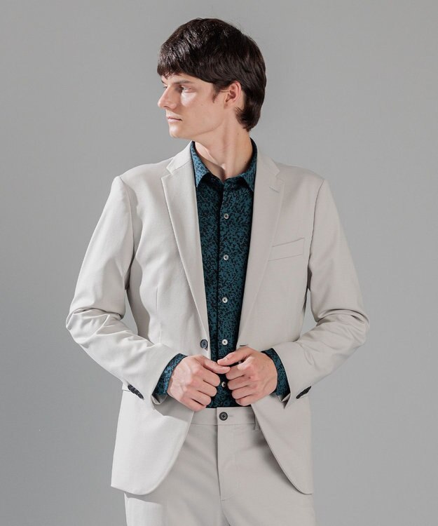 JOSEPH HOMME コンプレッションジャージー ジャケット アイボリー系