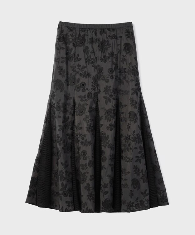 GRACE CONTINENTAL マーメイドembスカート ブラック