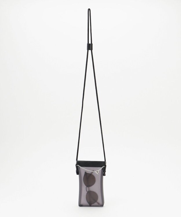 ICB ポーチ付きサングラス ブラウン系