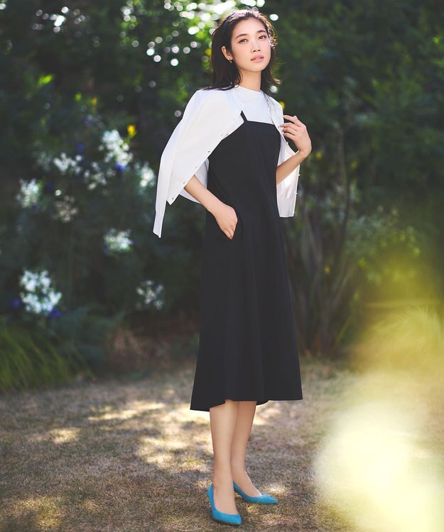 組曲 【8色展開・アンサンブル対応】ブーケカラーカーディガン アイボリー系