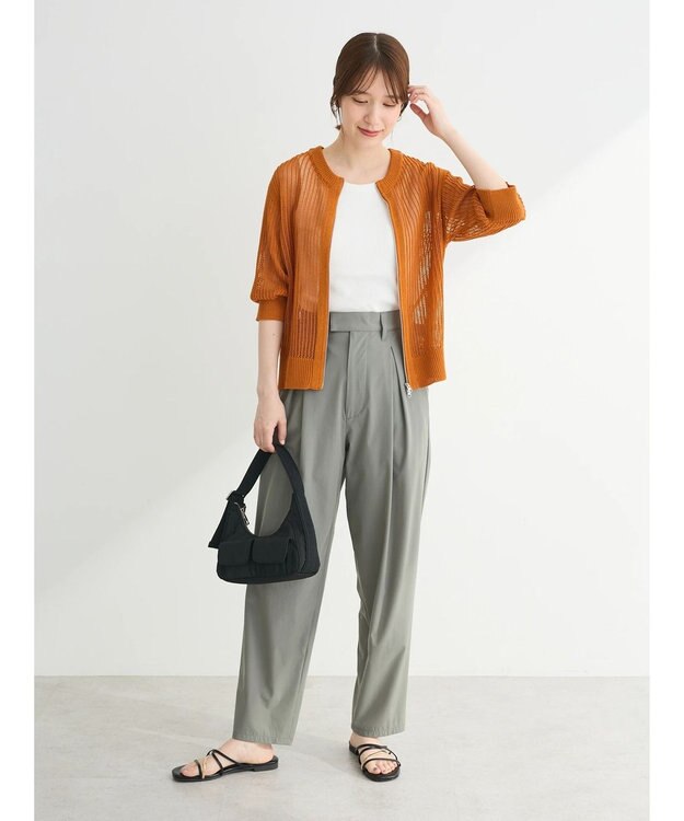 Green Parks ・ＥＬＥＮＣＡＲＥ　ＤＵＥ　ナイロンタックカーブパンツ Khaki