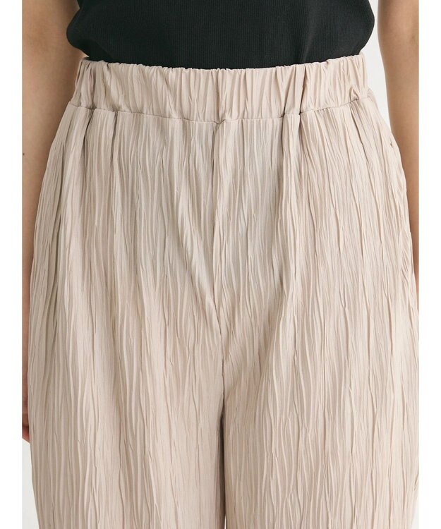 Green Parks ・ＳＵＧＡＲ　ＳＰＯＯＮ＜ＣＯＯＬ＞プリーツカットパンツ Gray Beige