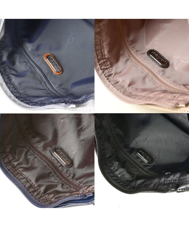 LA BAGAGERIE コーティングキャンバス ミニショルダーバッグ ブラック