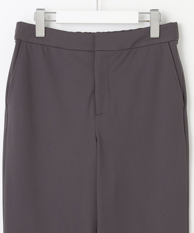 J.PRESS LADIES 【洗える】コンジュンク トリコットツイル パンツ グレー系