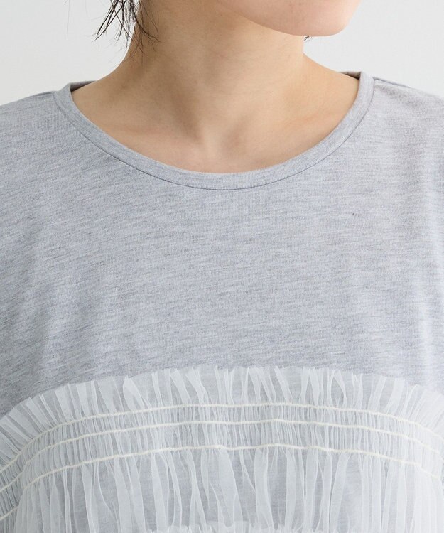 Green Parks ・ＥＬＥＮＣＡＲＥ　ＤＵＥ　チュールドッキングＴＥＥ Gray Mixture