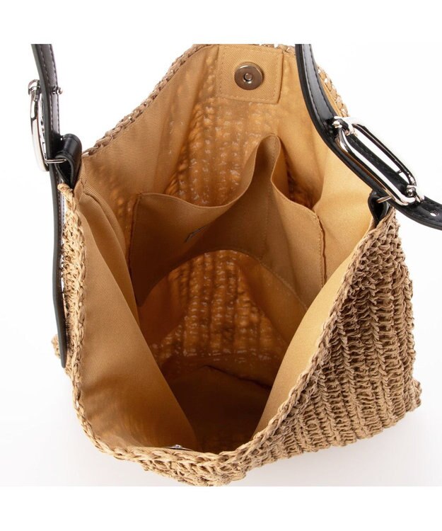 UNBILLION カシュカシュ cachecache / フリーハンドルクロッシェトート ブラック