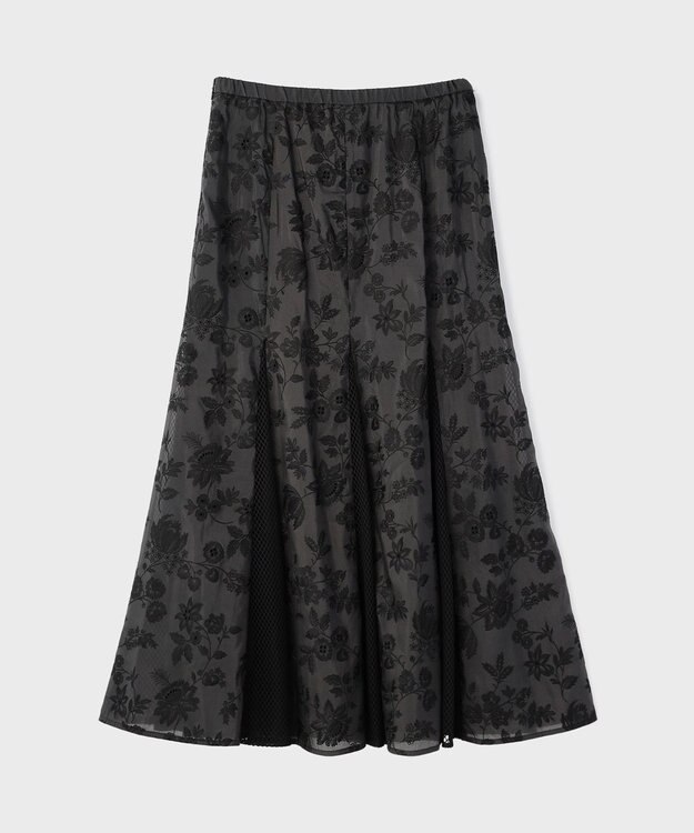 GRACE CONTINENTAL マーメイドembスカート ブラック