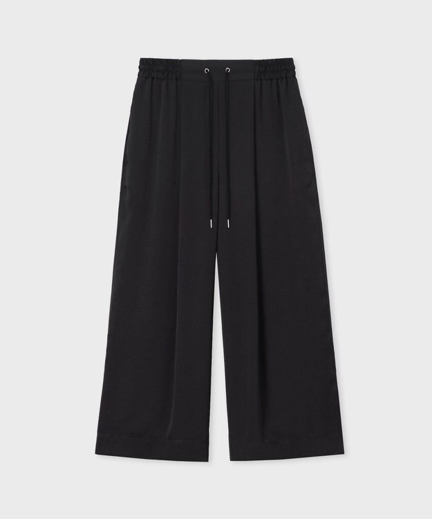 Paul Smith ヴィンテージサテン ワイドパンツ ブラック
