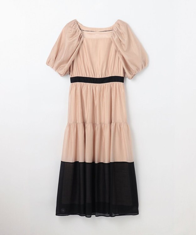 GRACE CONTINENTAL ボレロセットティアードワンピース ベージュ