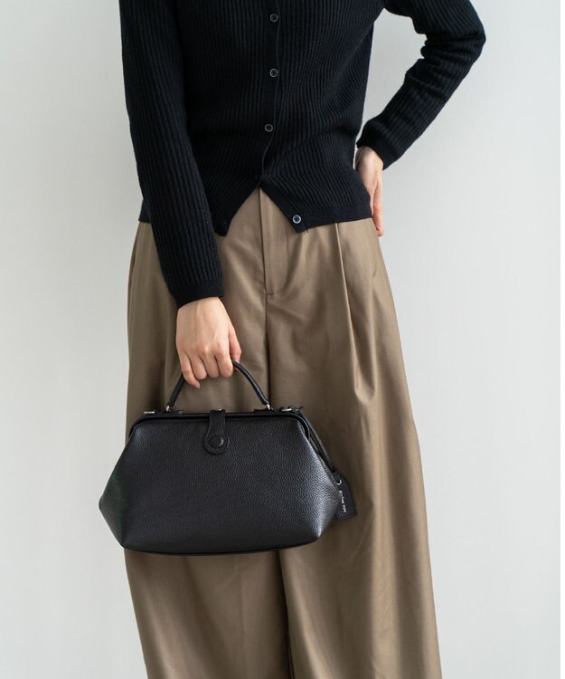 Atelier nuu 日本製 parcel mist ミニダレス ショルダーバッグ ブラック