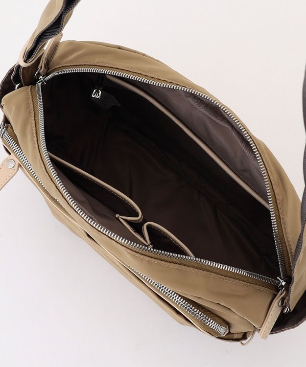 Y'SACCS ポリエステルツイル ショルダーバッグ ベージュ