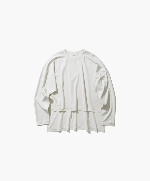 ATON FRESCA SMOOTH | オーバーサイズＴシャツ WARM WHITE