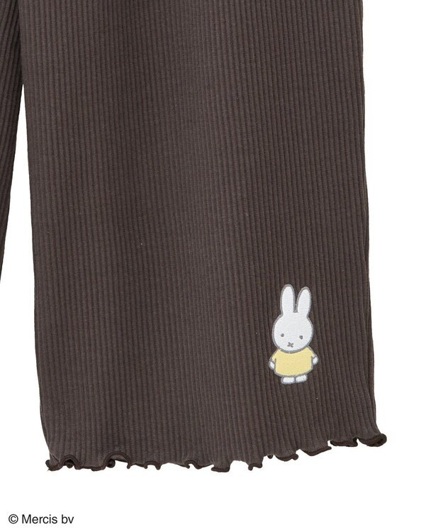 Green Parks ｍｉｆｆｙ／ワンポイントカットリブパンツ Brown
