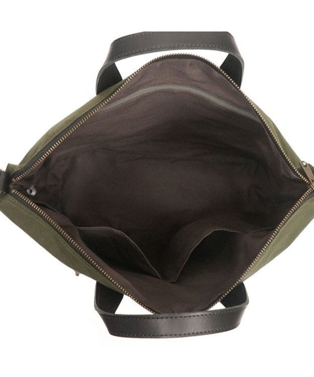 Regalo Felice 【A4サイズ対応 / 2way】天ファスナートート / REGALO KA(カーキ)