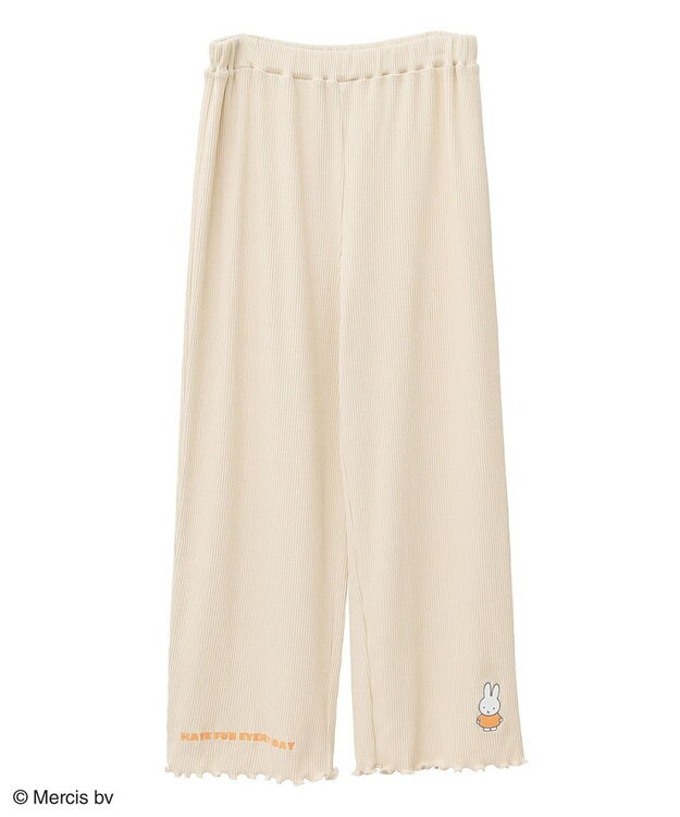 Green Parks ｍｉｆｆｙ／ワンポイントカットリブパンツ Light Beige