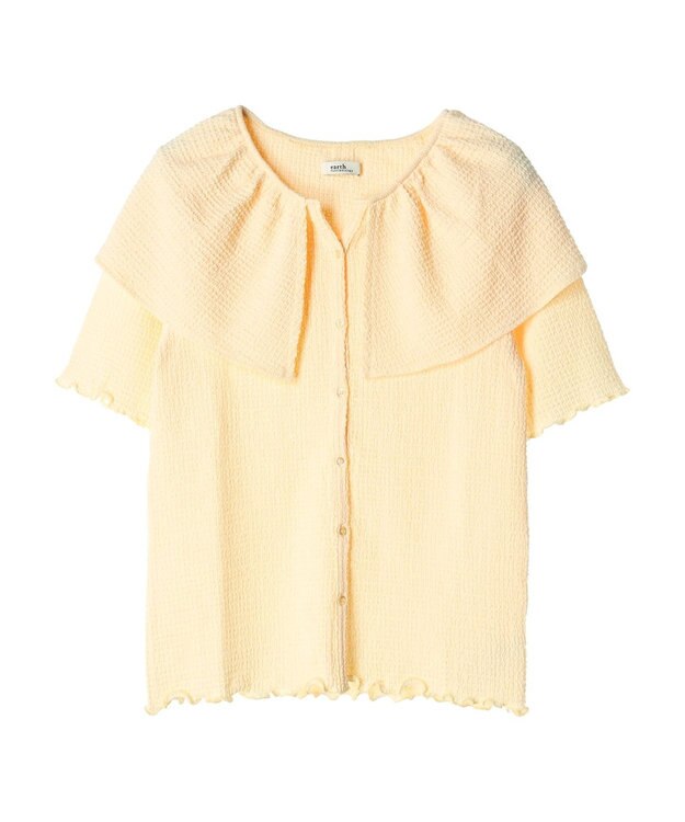 earth music&ecology ビッグカラーカットプルオーバー Yellow