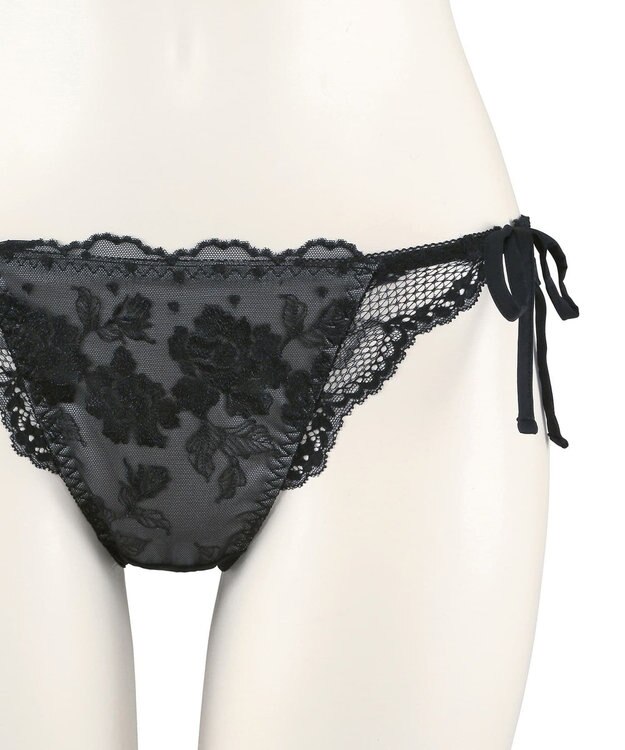 San-ai Resort（三愛水着楽園） エレガントコレクション 【2412】 ヒモショーツ 【northerly】 ブラック