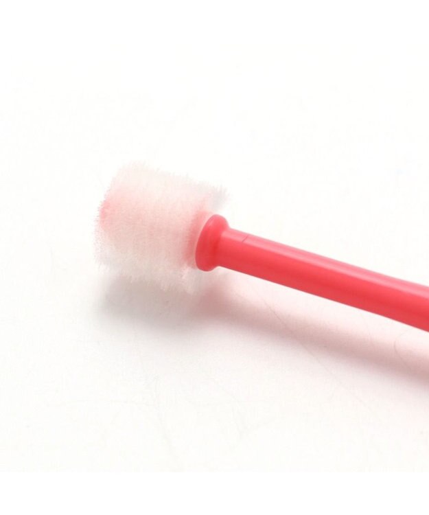 PET PARADISE 歯ブラシ デンタル ブラシ（クリアピンク）  国産 全犬種対応 ピンク