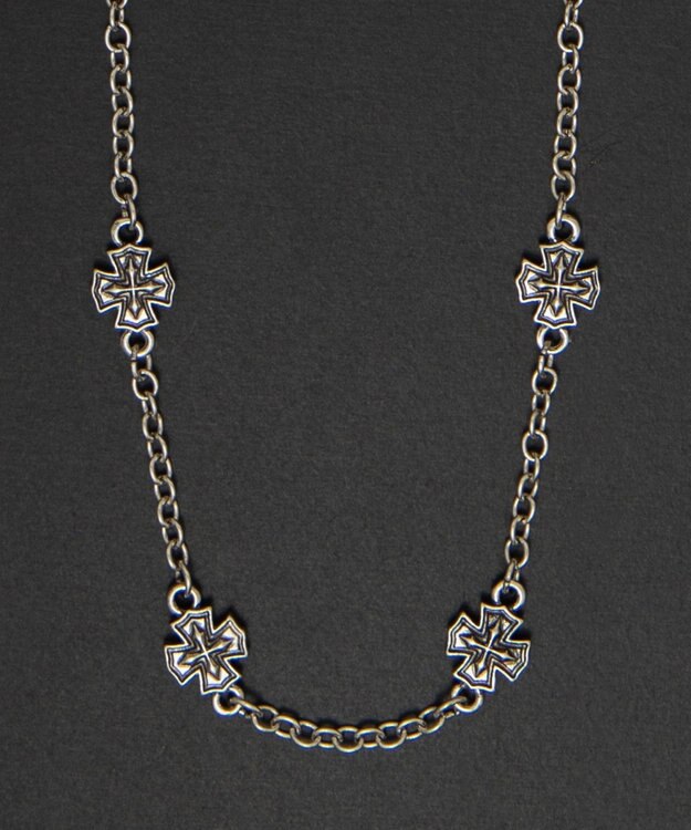 WEGO Mモチーフチェーンネックレス 柄2