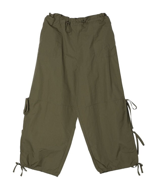 Green Parks ・Ｄｏｕｂｌｅ　Ｆｌａｇｓ　サイドリボンカーゴパンツ Khaki