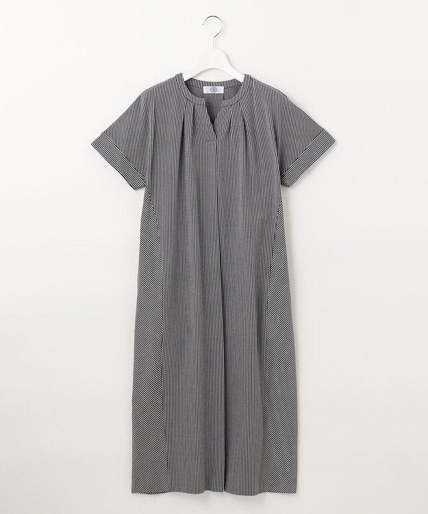 J.PRESS LADIES S 【WEB限定カラーあり・抗菌消臭・吸水速乾】サッカージャージー ワンピース グレー系1