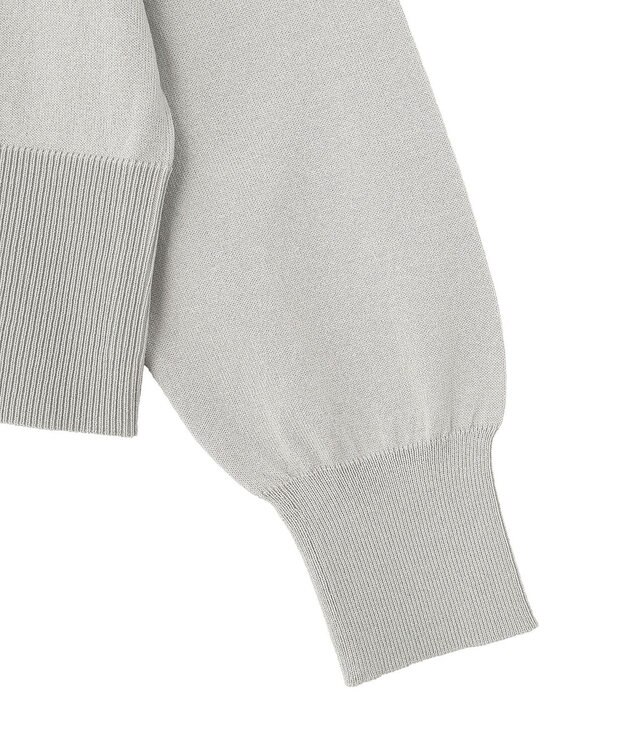 Green Parks 金釦コンパクトニットカーディガン Light Gray